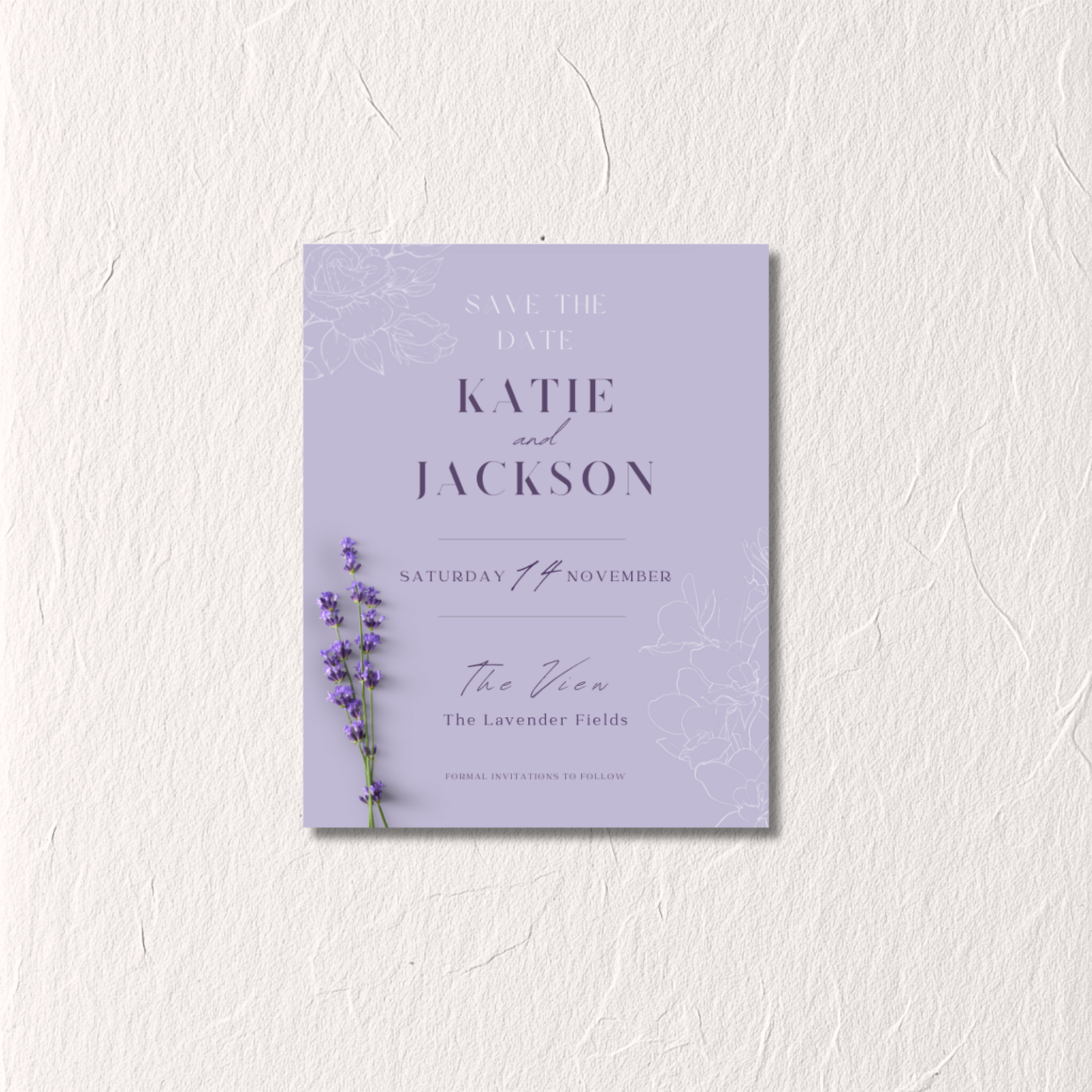 Violet No. 1 - Save The Date