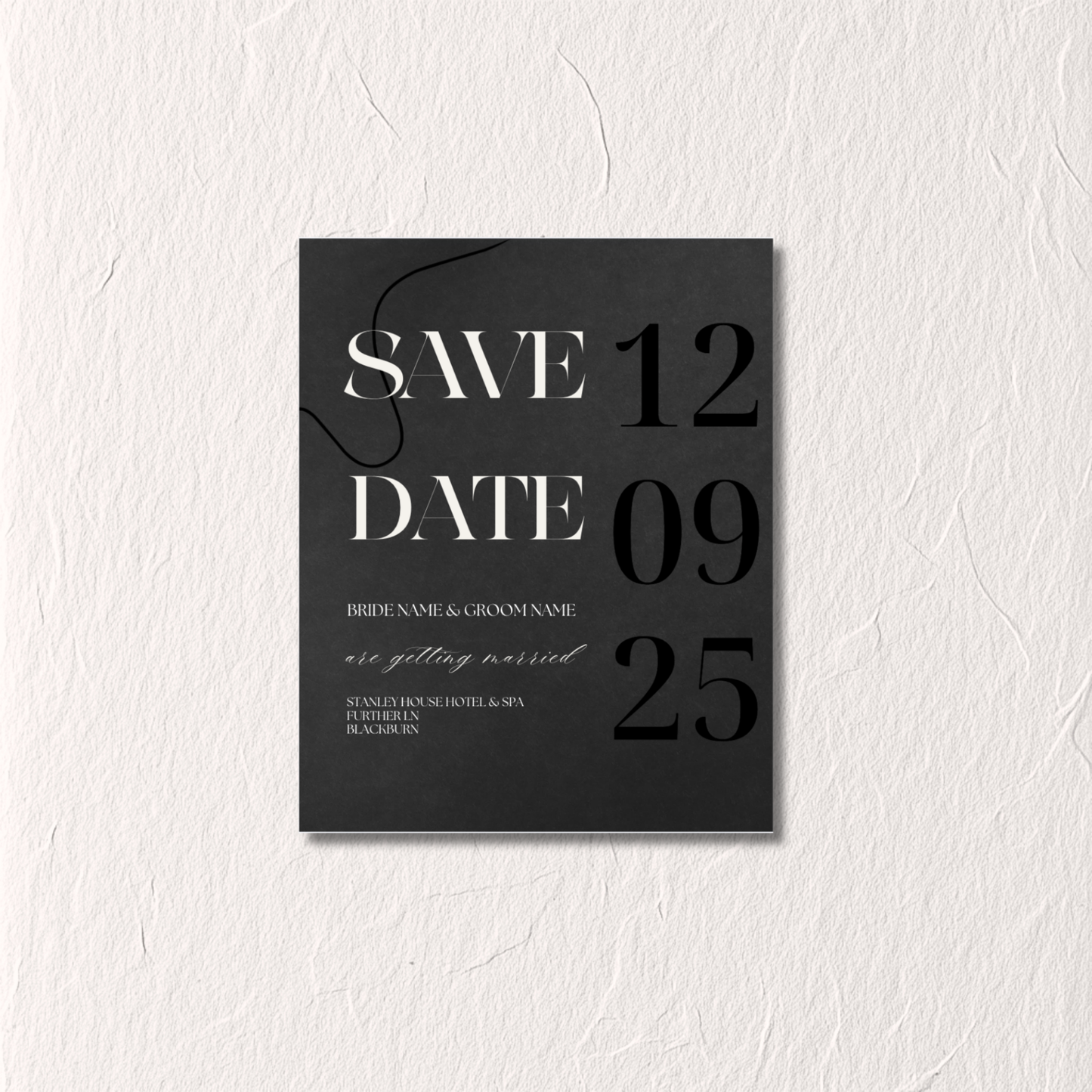 B&W No. 1 - Save The Date