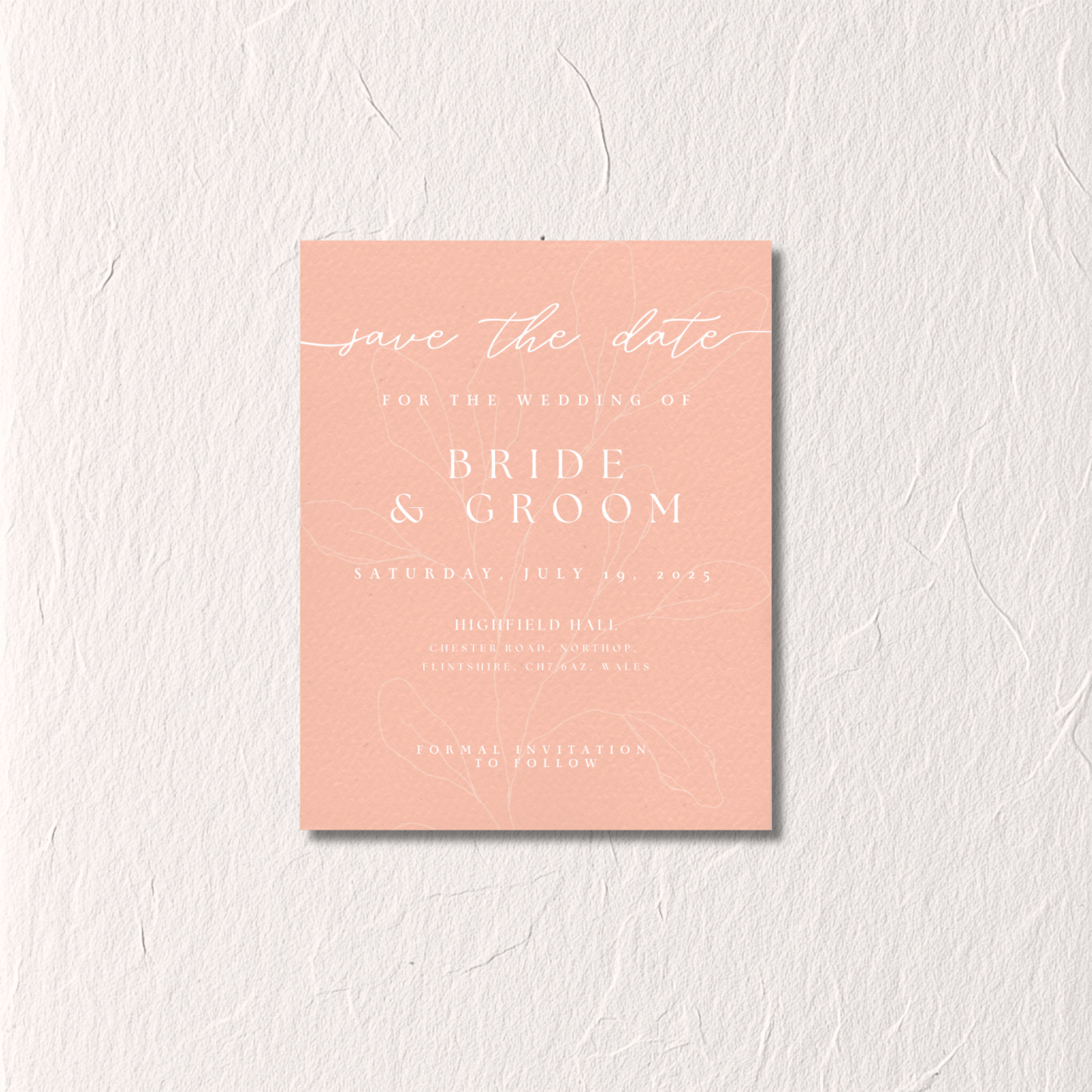 Peach No. 4 - Save The Date