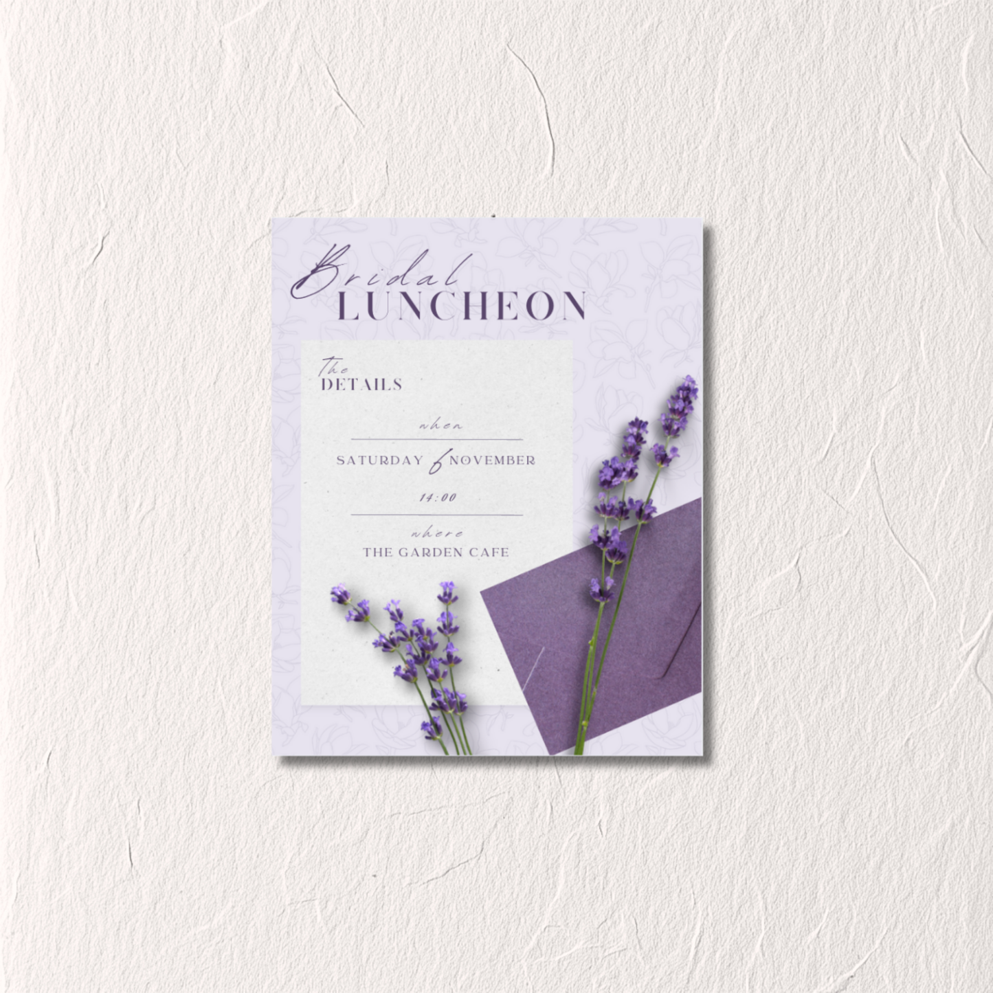 Violet No. 1 - The Bridal Luncheon