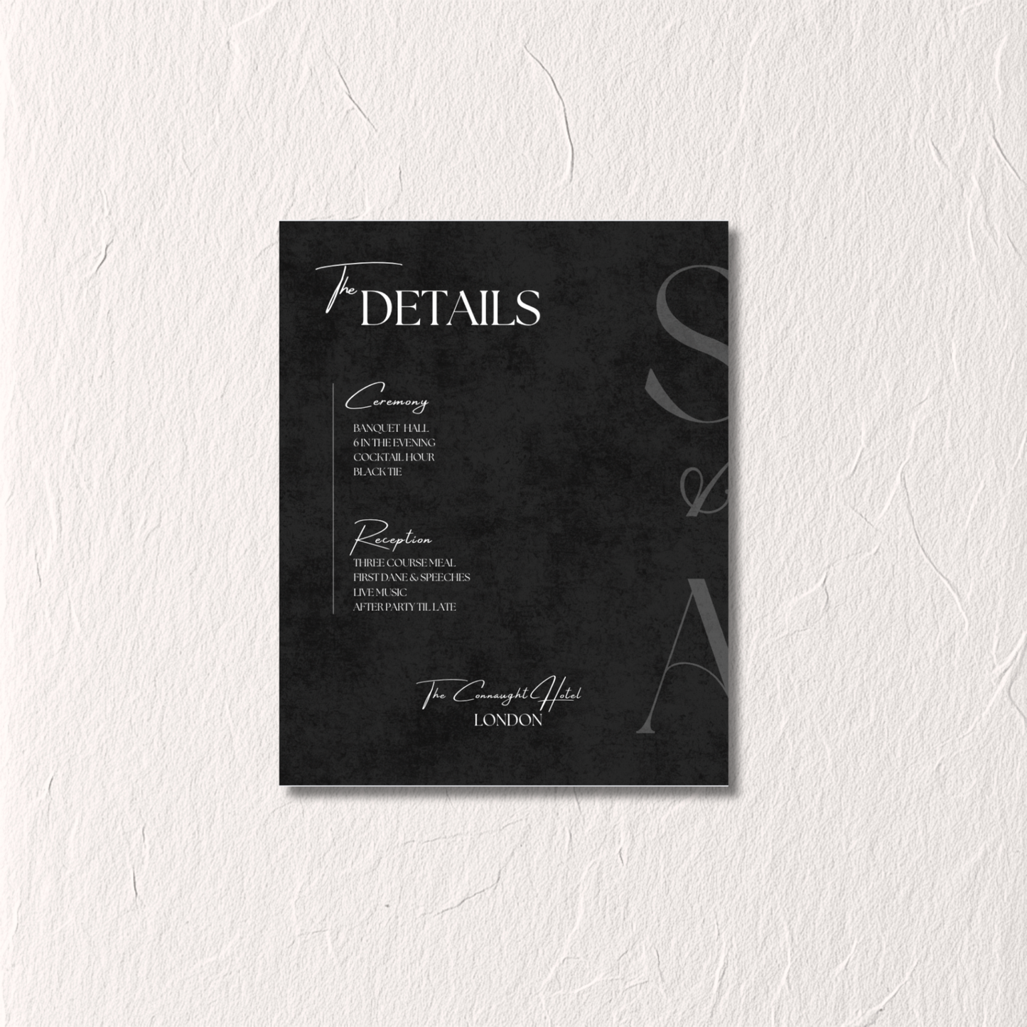 B&W No. 2 - The Details