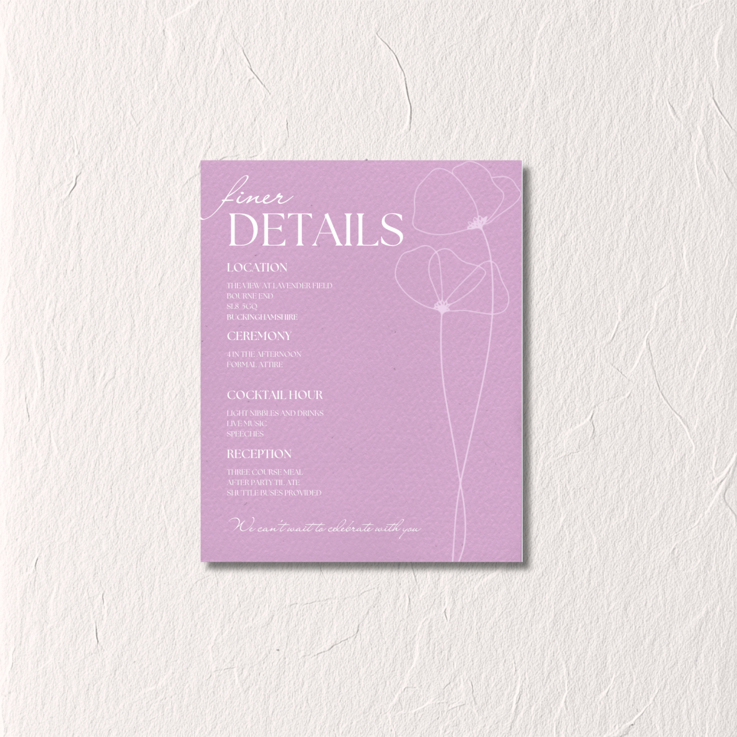 Violet No. 2 - The Details