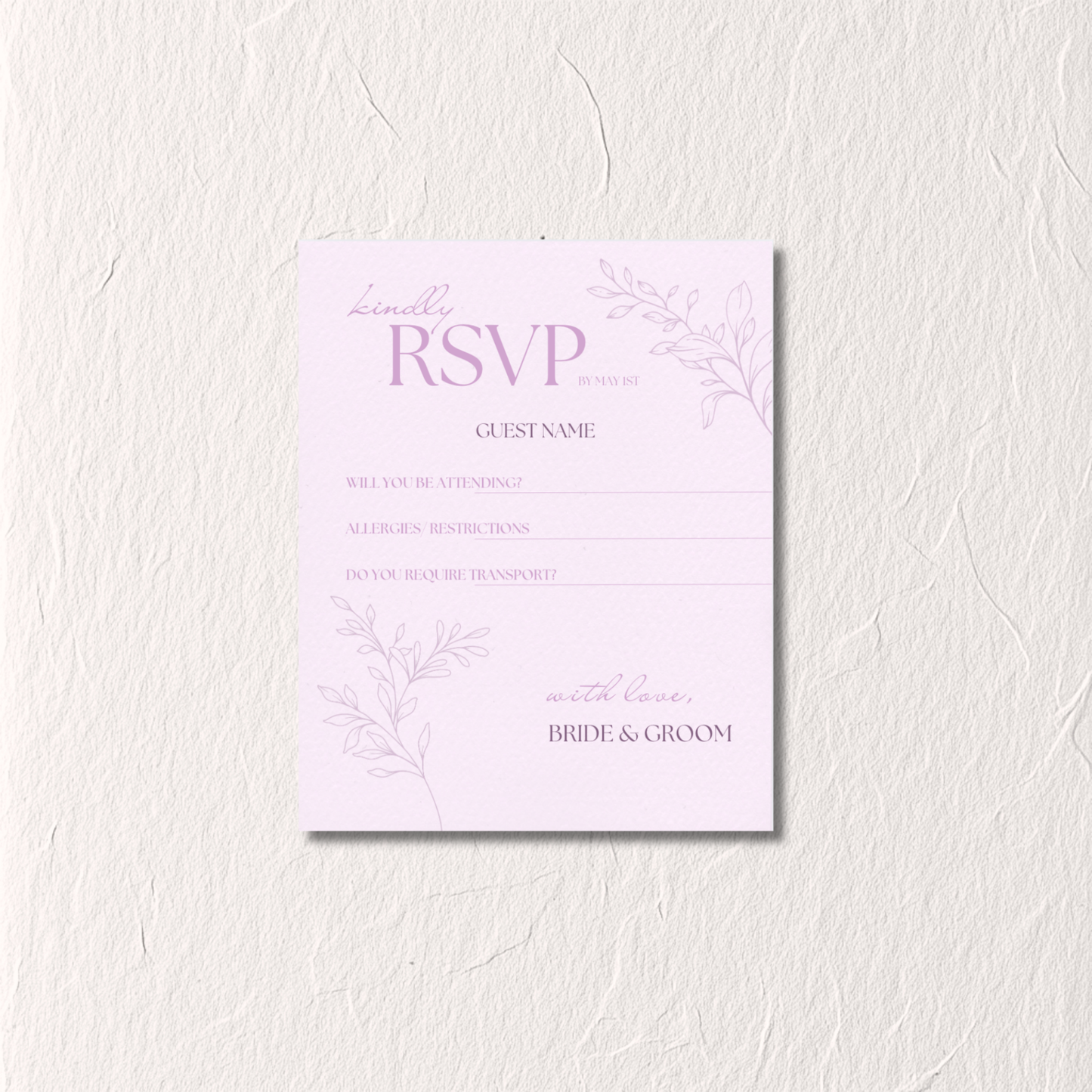 Violet No. 2 - The RSVP