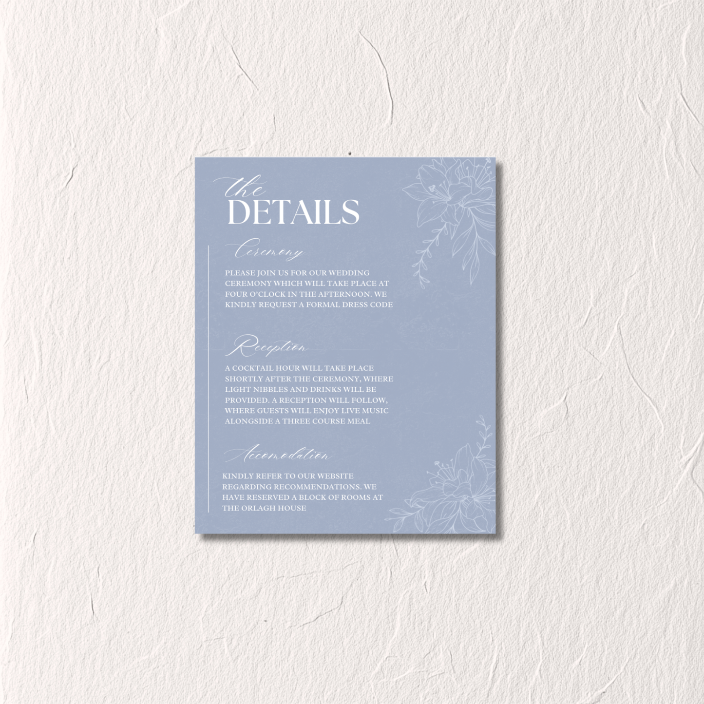 Azure No. 2 - The Details