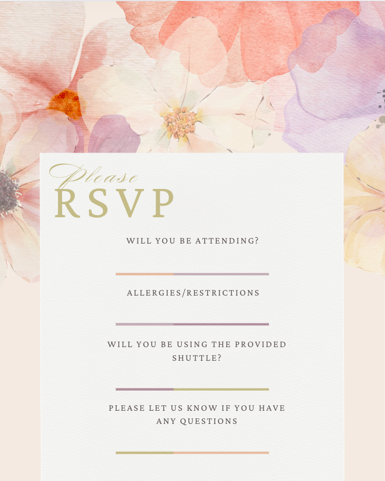 Peach No. 2 - RSVP