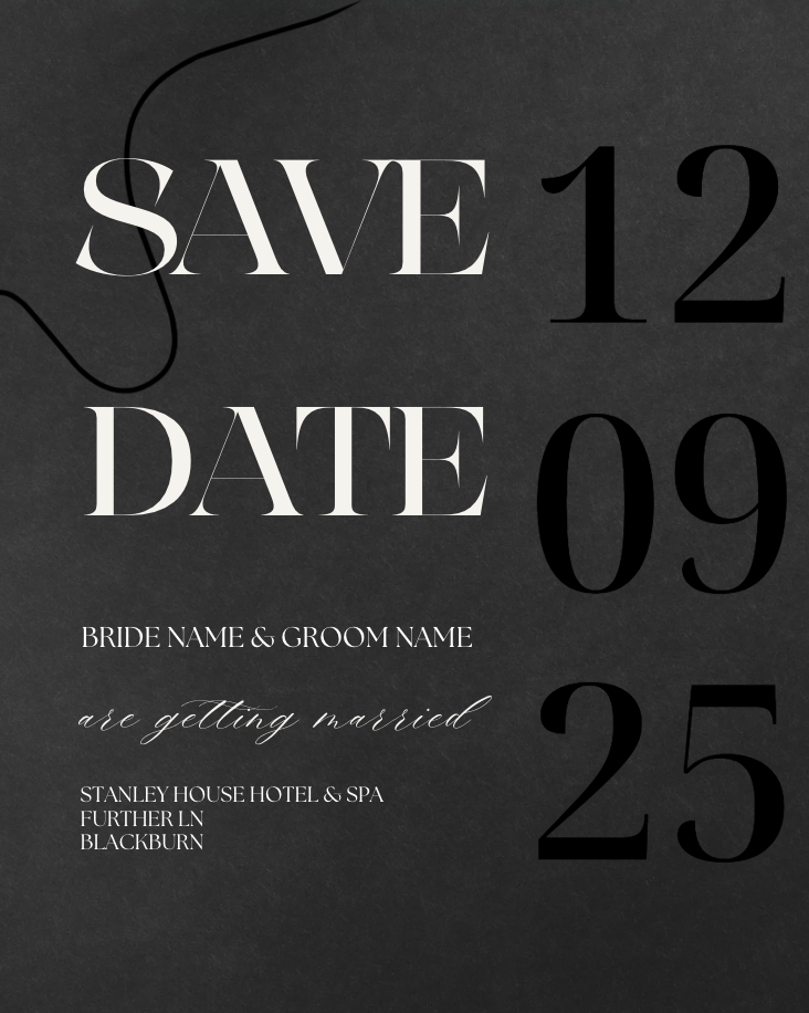 B&W No. 1 - Save The Date