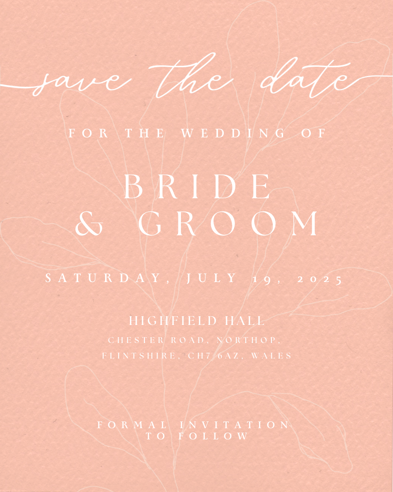 Peach No. 4 - Save The Date