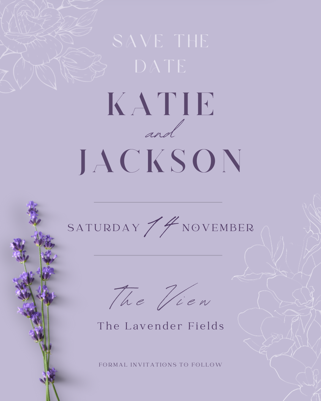 Violet No. 1 - Save The Date