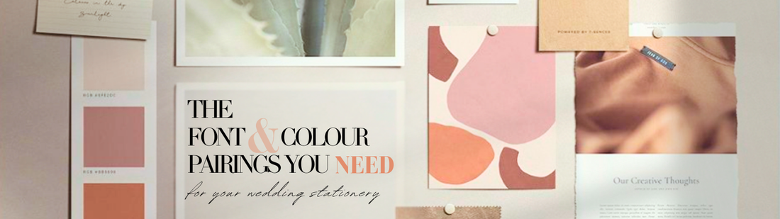 The Font & Colour Pairings You Need