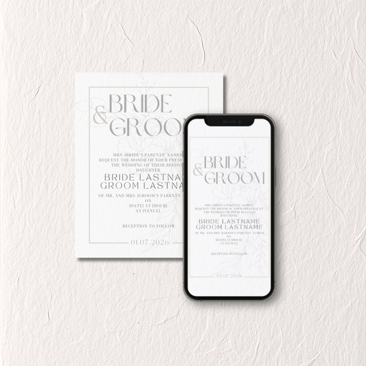 Ivory No. 3 - Invitation