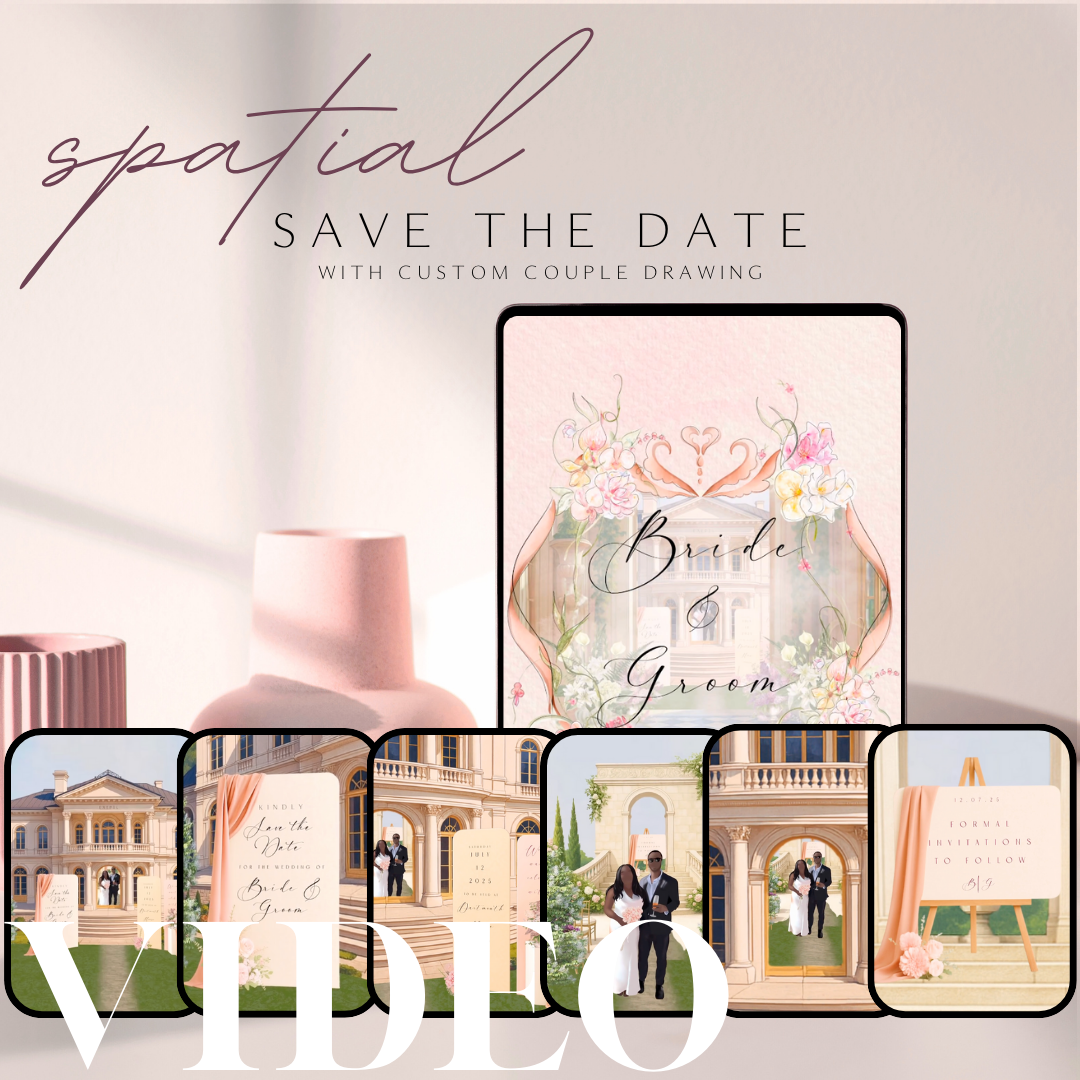 Save The Date Video- Spatial Elegant Wedding Venue