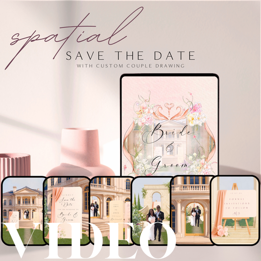 Save The Date Video- Spatial Elegant Wedding Venue