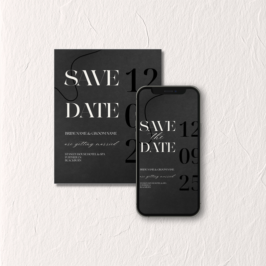 B&W No. 1 - Save The Date