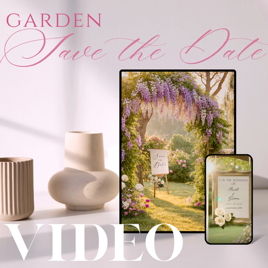 Save The Date Video- Garden Wedding