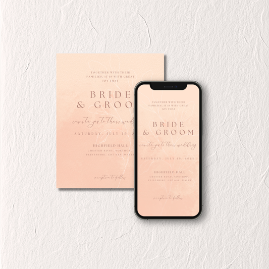 Peach No. 4 - Invitation