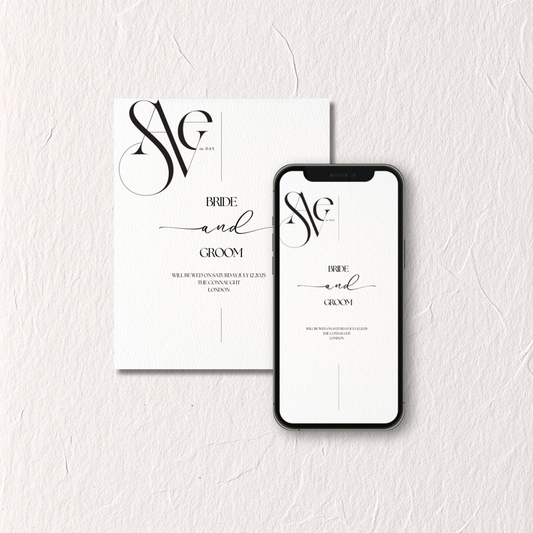 B&W No. 2 - Save The Date