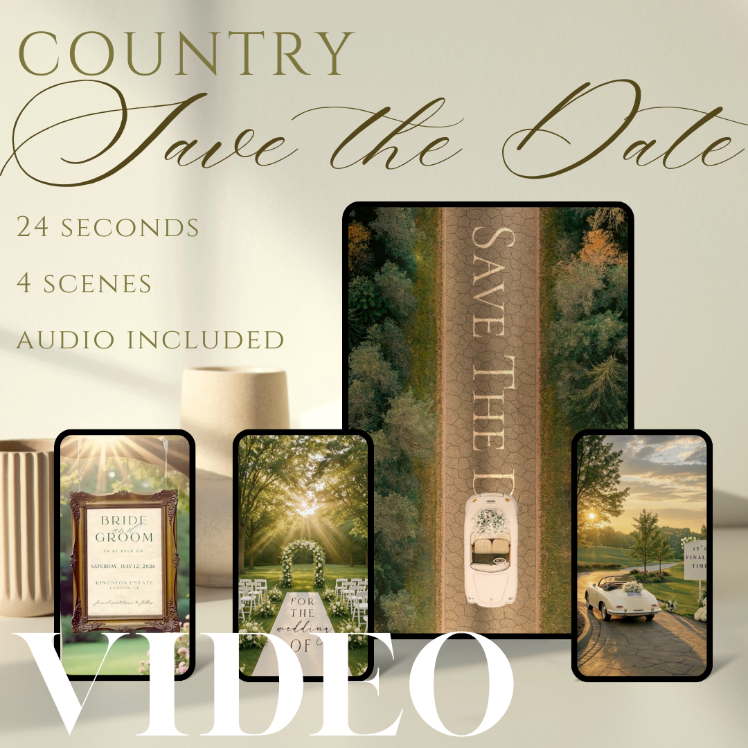 Save The Date Video- Country Wedding