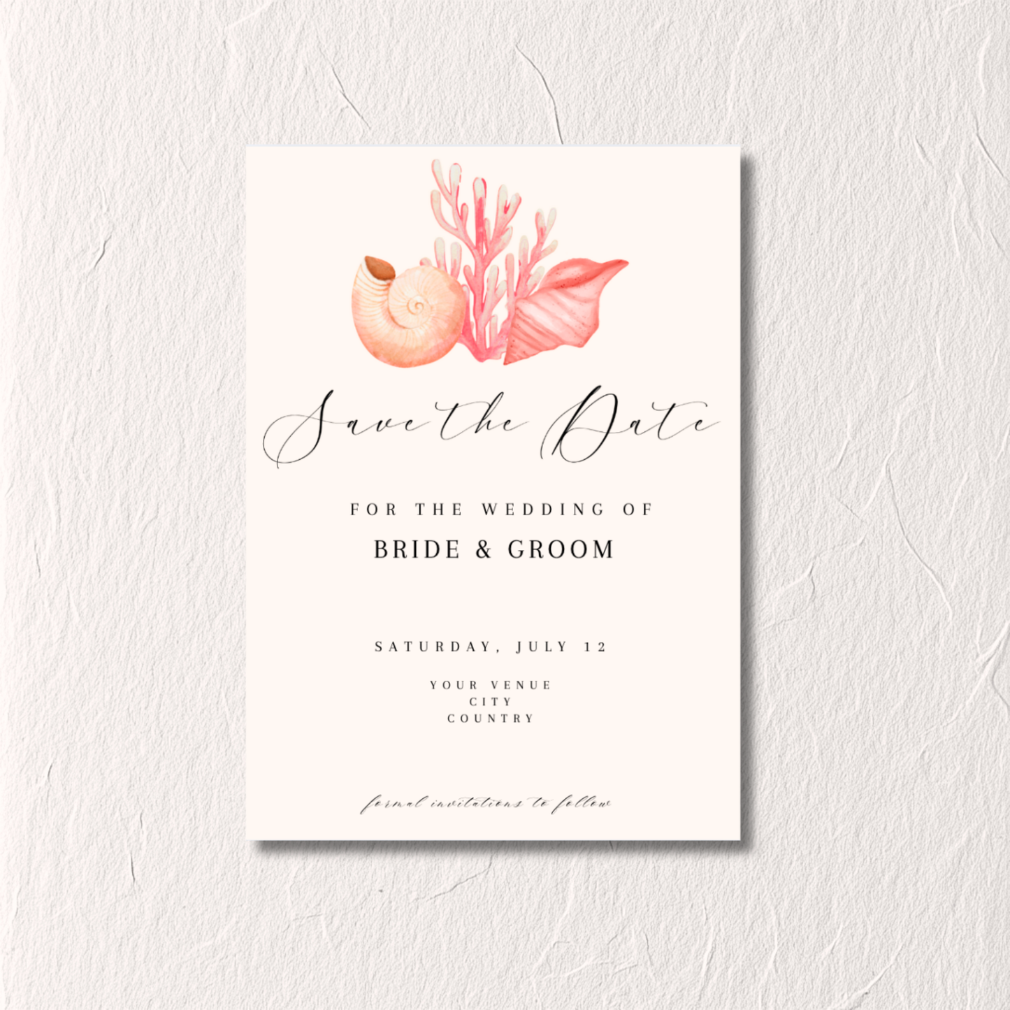 The Seaside Romance - Save The Date