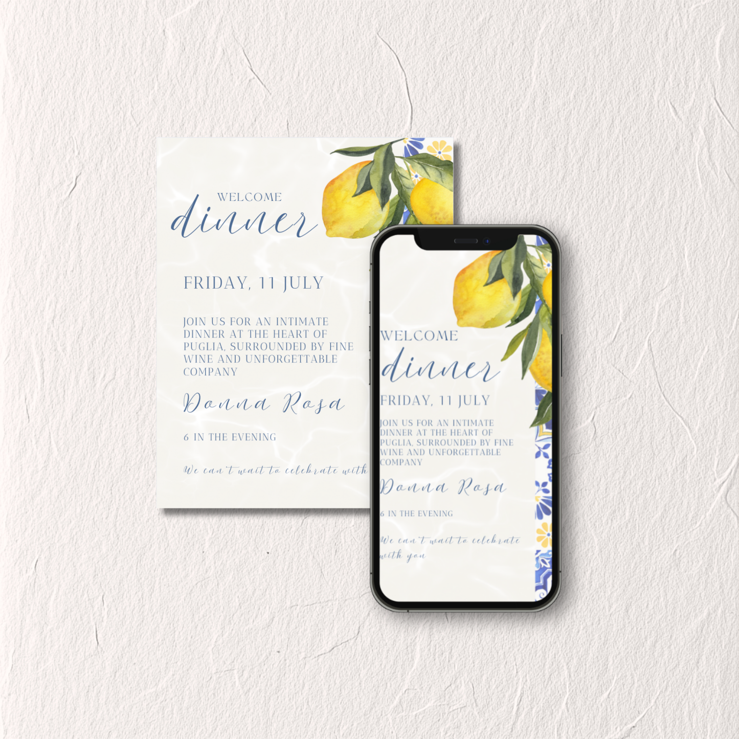 Azure No. 3 - Welcome Dinner