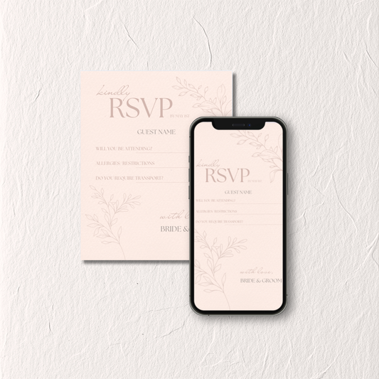 Peach No. 3- RSVP