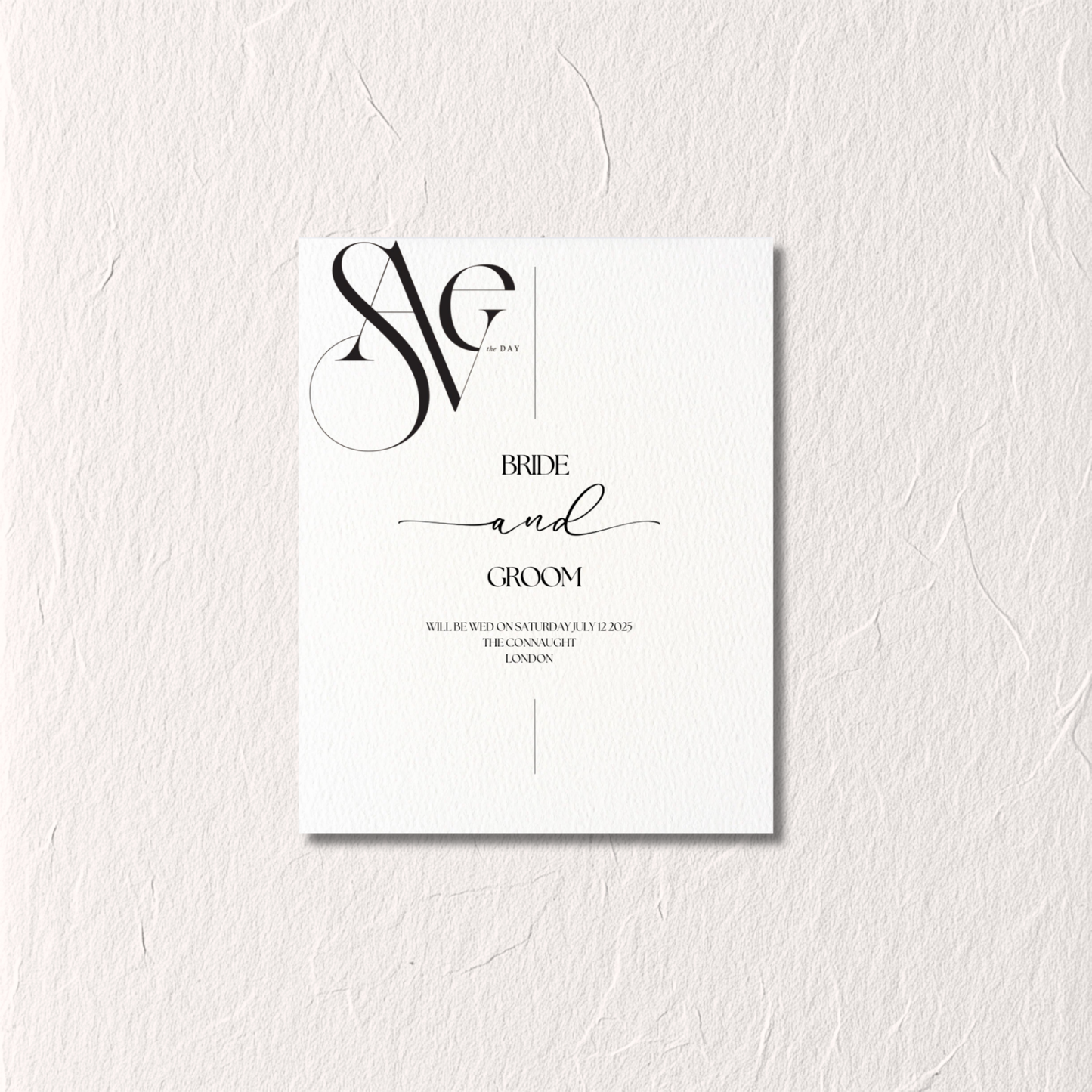 B&W No. 2 - Save The Date