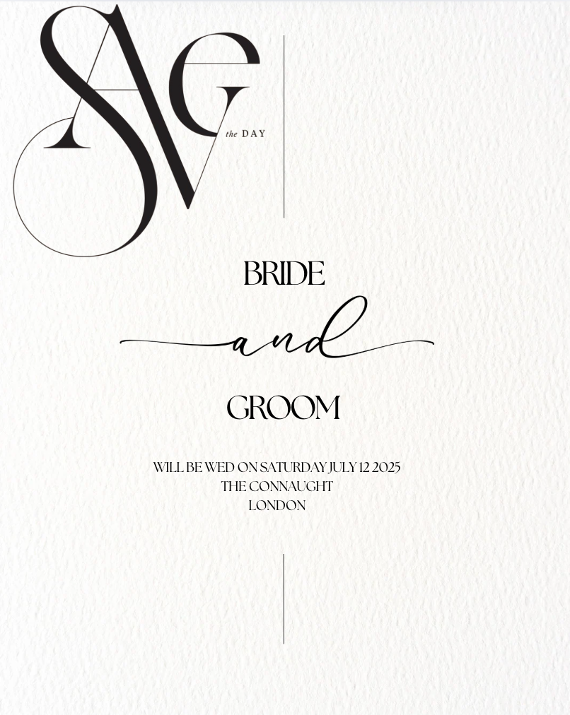 B&W No. 2 - Save The Date