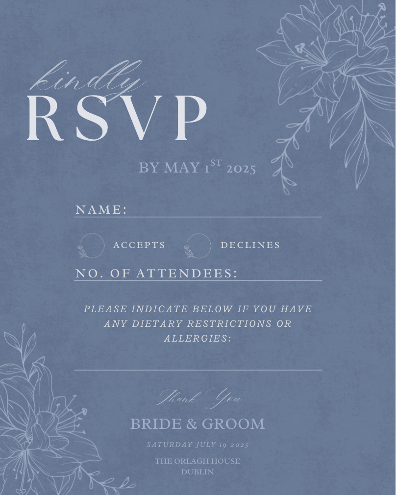 Azure No. 2 - RSVP - Dark